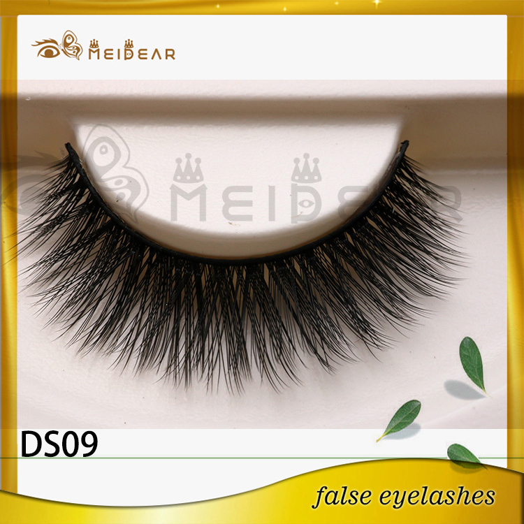 Siberian 3D silk  lashes with custom package 